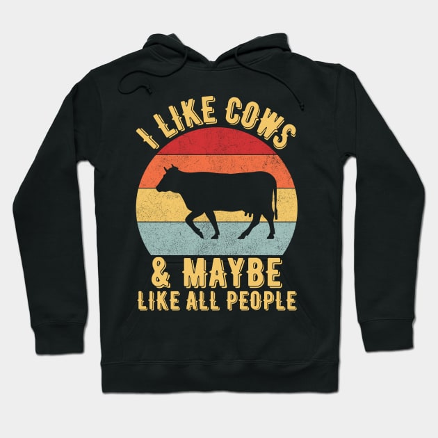 I like cows Hoodie by Myartstor 